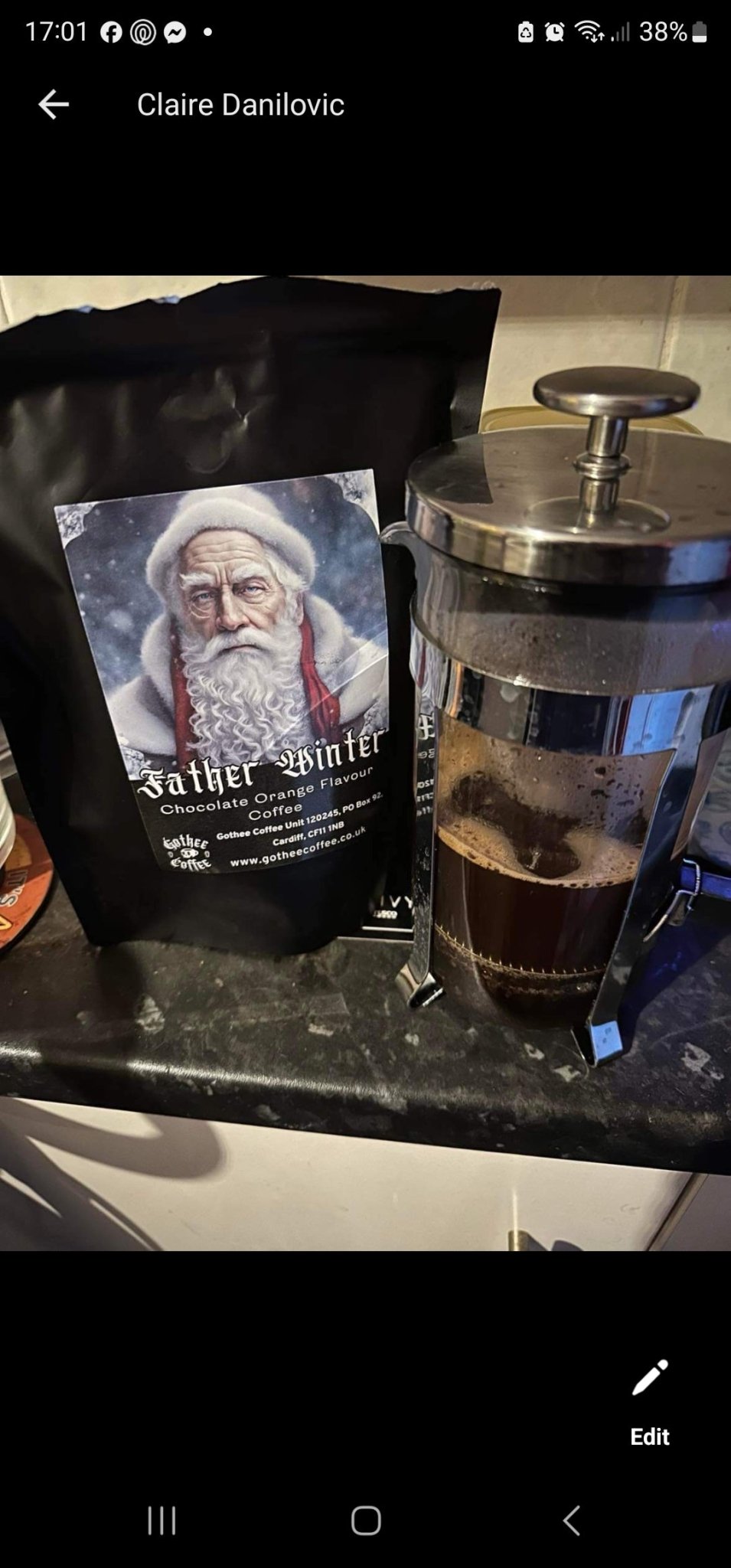 LIMITED EDITION Father Winter ︱Chocolate Orange Flavoured Coffee - Gothee Coffee